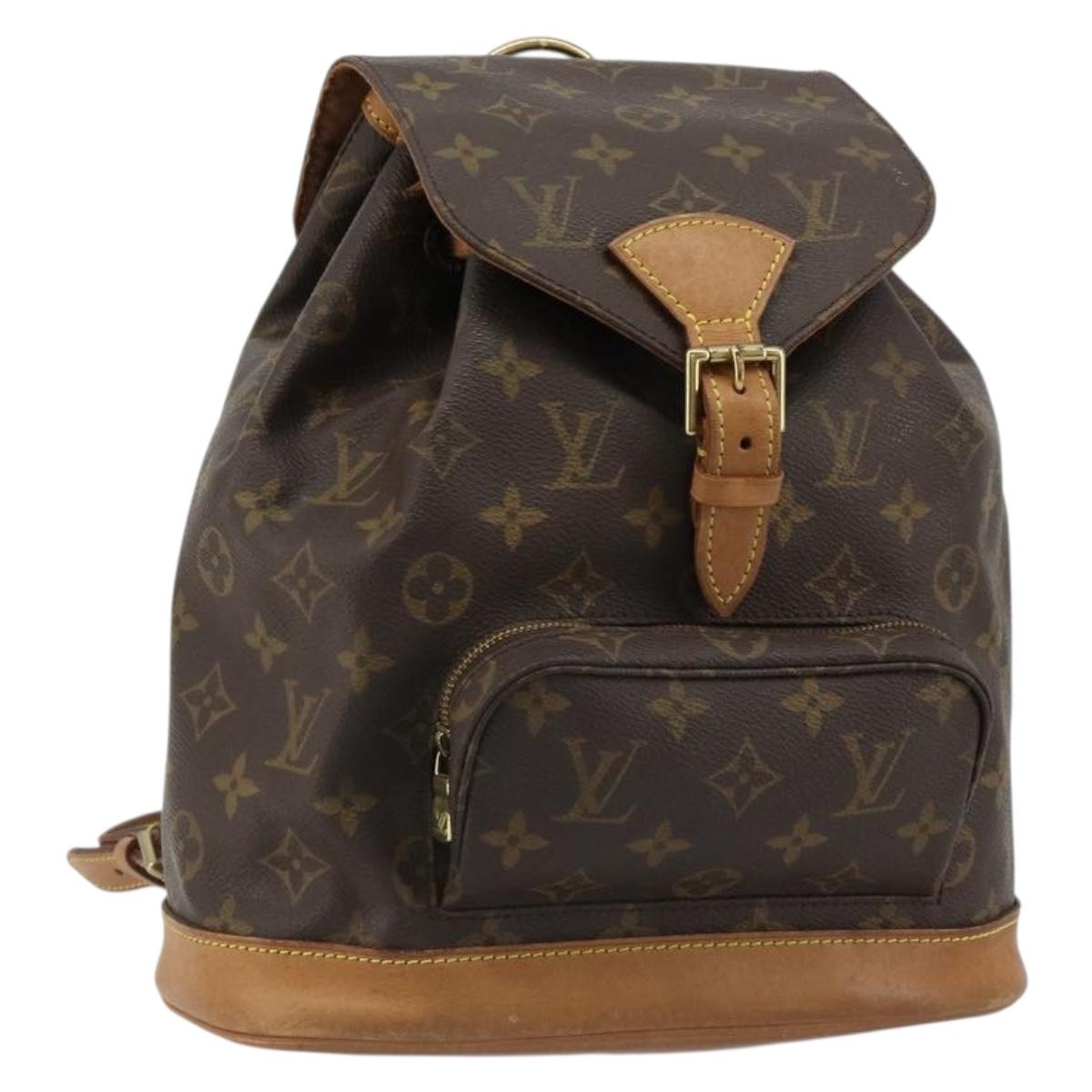 LOUIS VUITTON Monogram Montsouris MM Backpack M51136 LV Auth 184664A Authentic Louis Vuitton Montsouris MM Monogram Vintage  main image 3