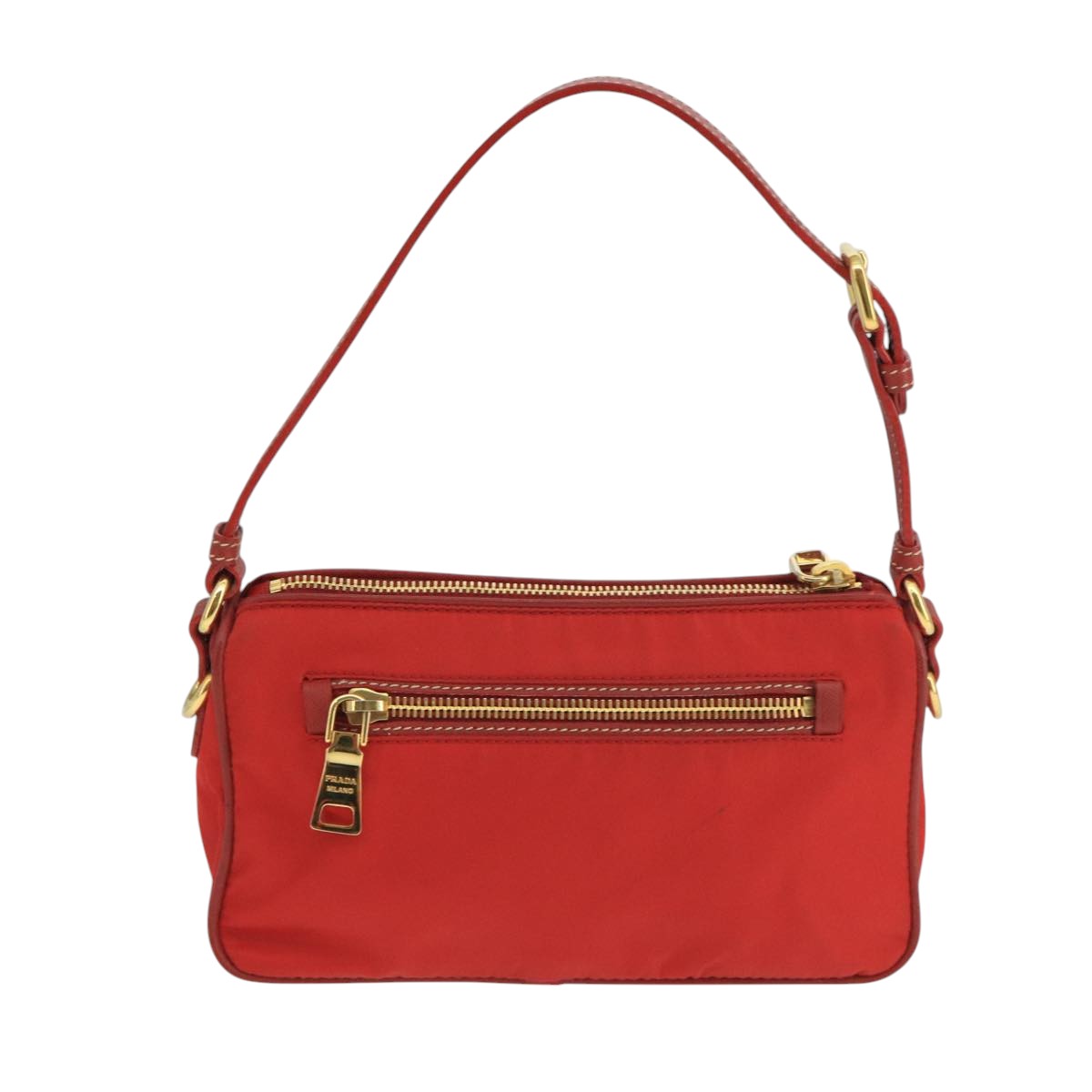 PRADA ハンドバッグ ナイロン レッドゴールド 正規品 101872V – MixTHINKS