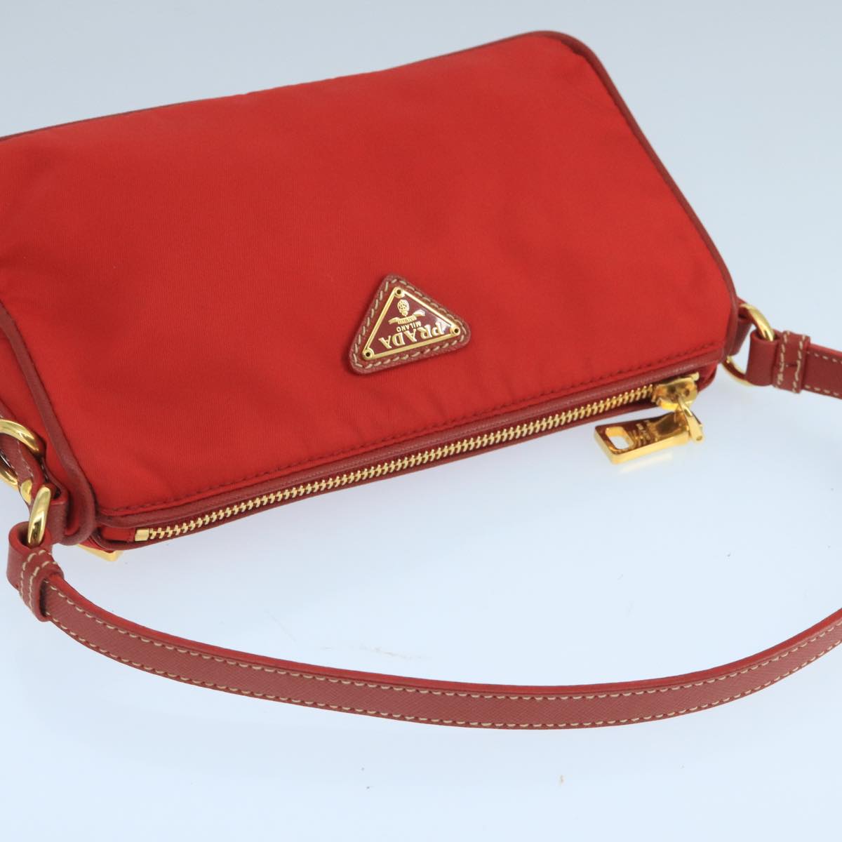 PRADA ハンドバッグ ナイロン レッドゴールド 正規品 101872V – MixTHINKS
