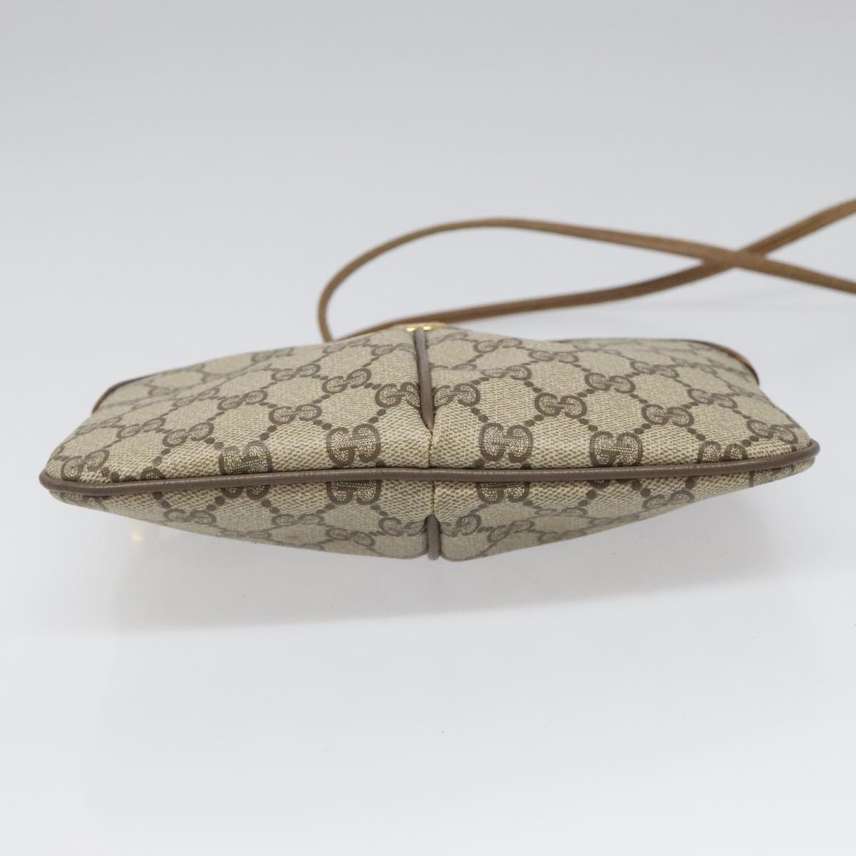 GUCCI ショルダーバッグ ウェブ シェリーライン GGキャンバス レザー