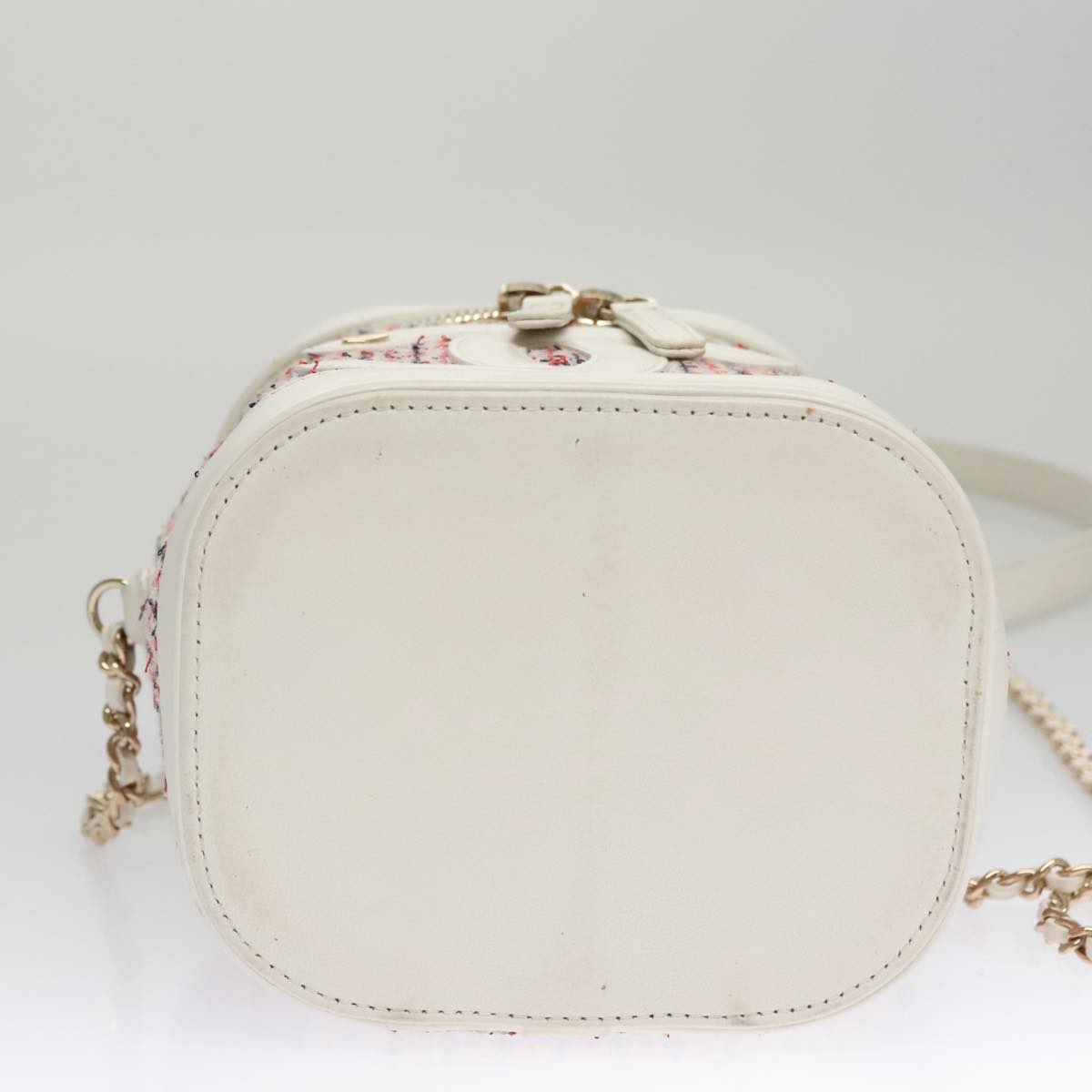CHANEL（シャネル） バニティ コスメポーチ ツイードレザー 2way