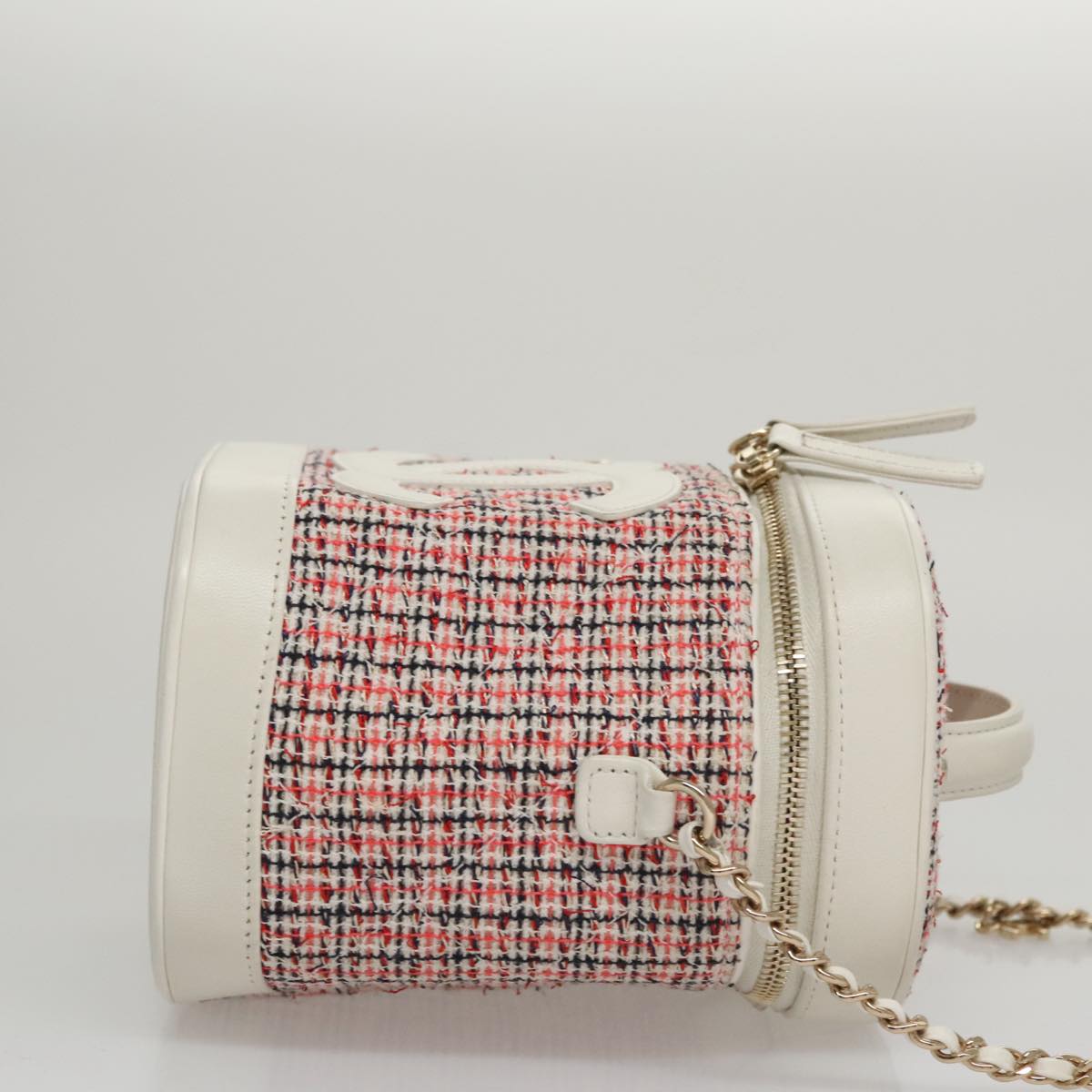 CHANEL（シャネル） バニティ コスメポーチ ツイードレザー 2way