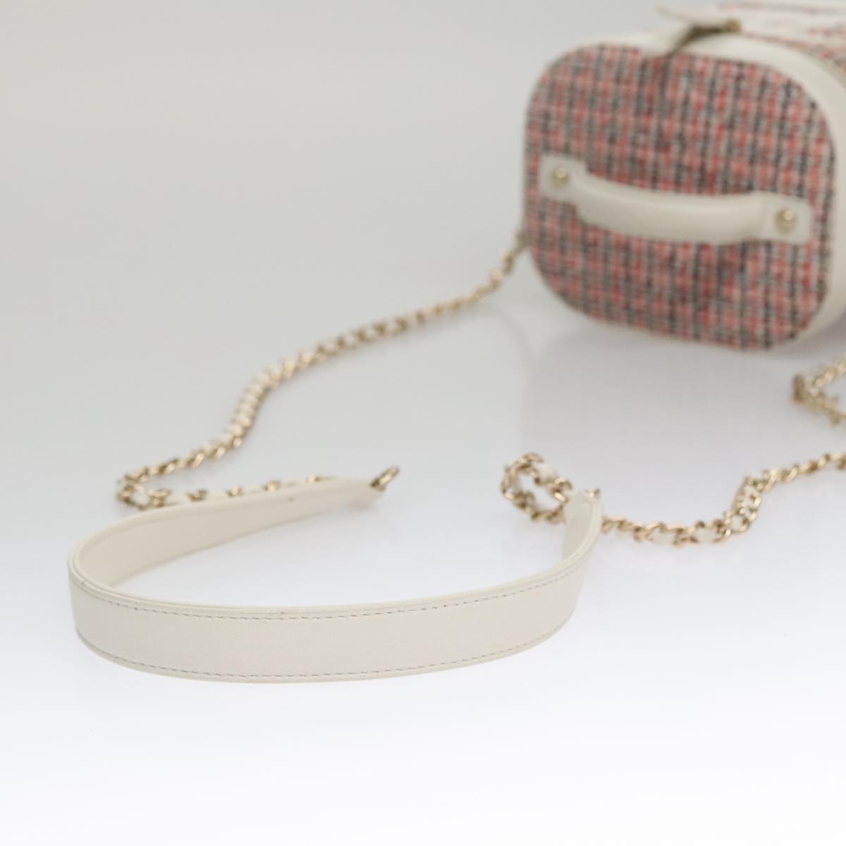 CHANEL（シャネル） バニティ コスメポーチ ツイードレザー 2way