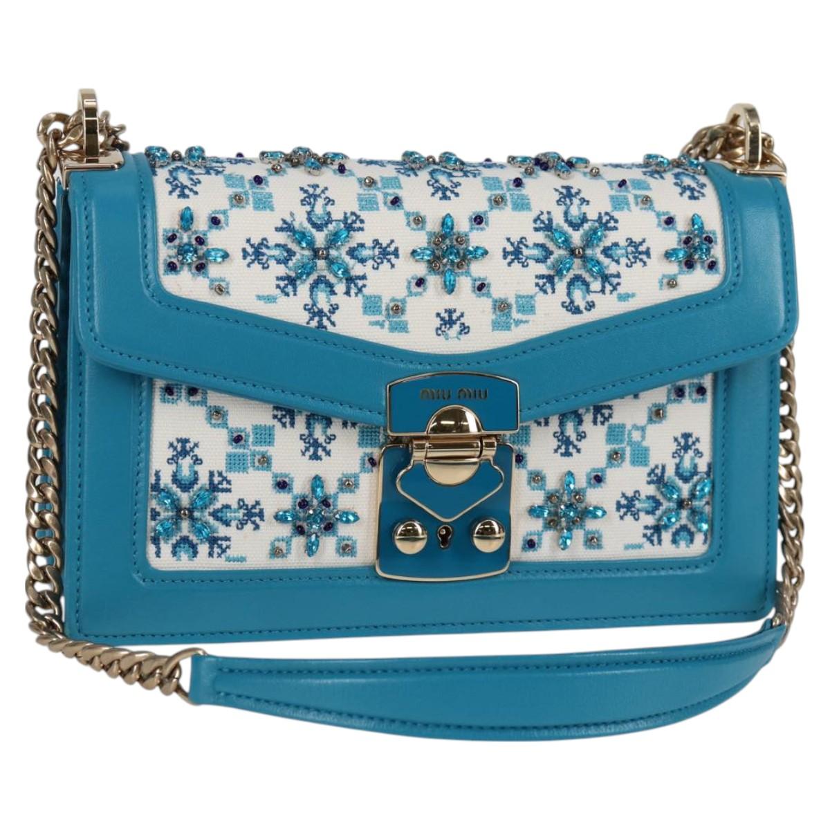 Miumiu チェーンバッグ 定価13万 miu miu ミュウミュウ グリッター