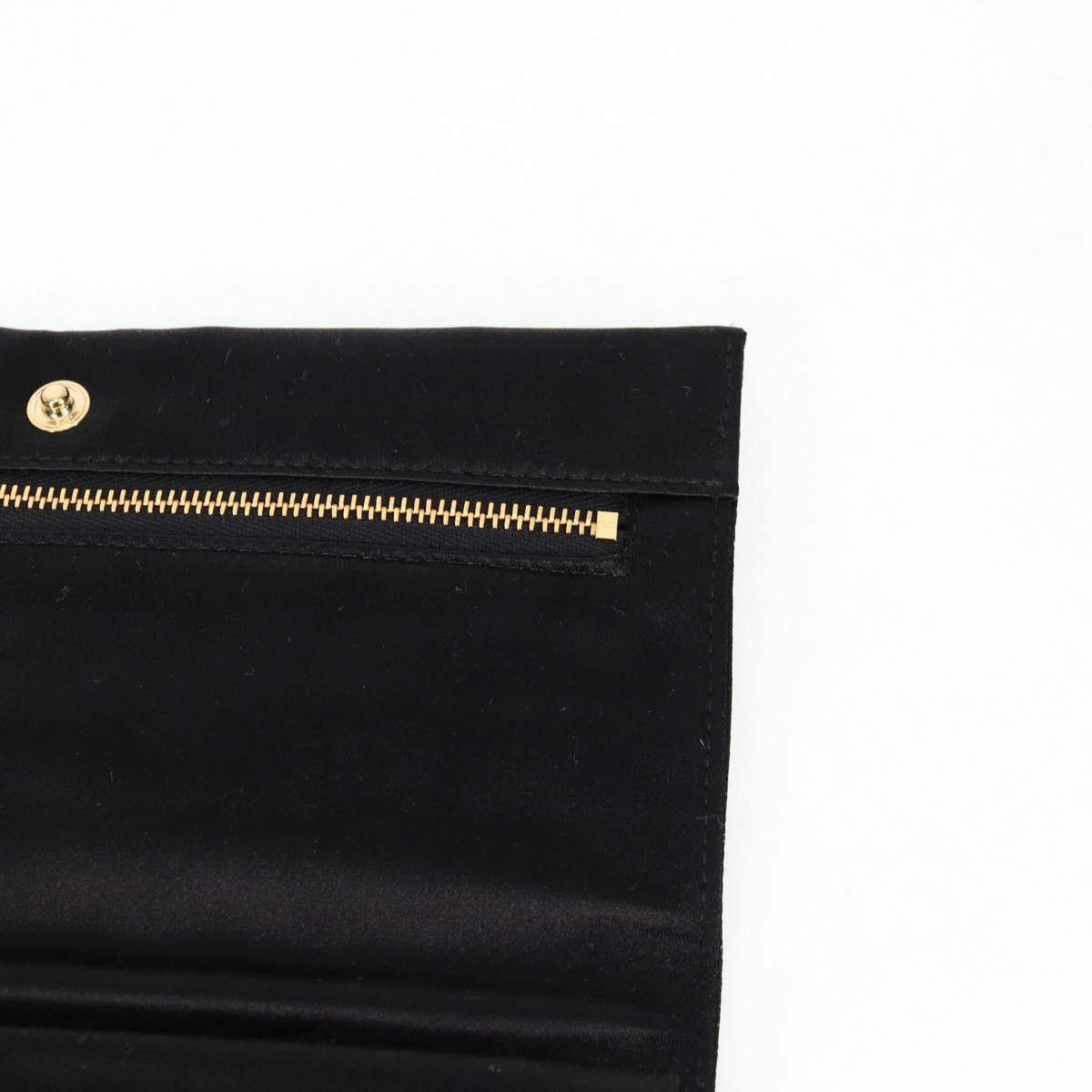 PRADA ポーチ サテン ブラック ゴールド 正規品 118853V – MixTHINKS