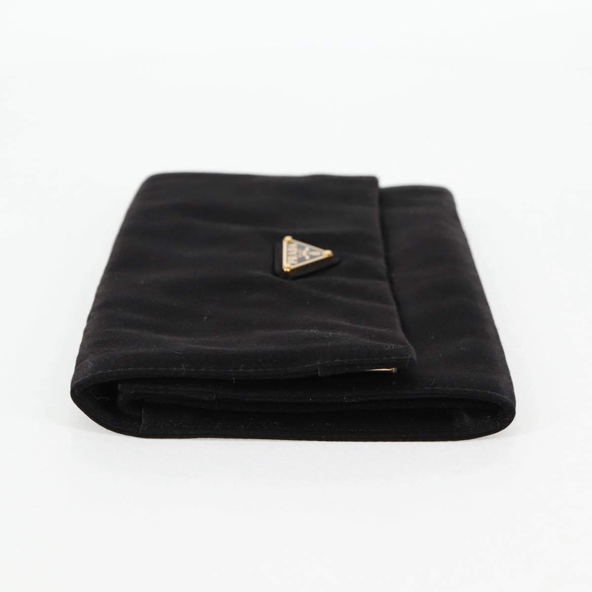 PRADA ポーチ サテン ブラック ゴールド 正規品 118853V – MixTHINKS