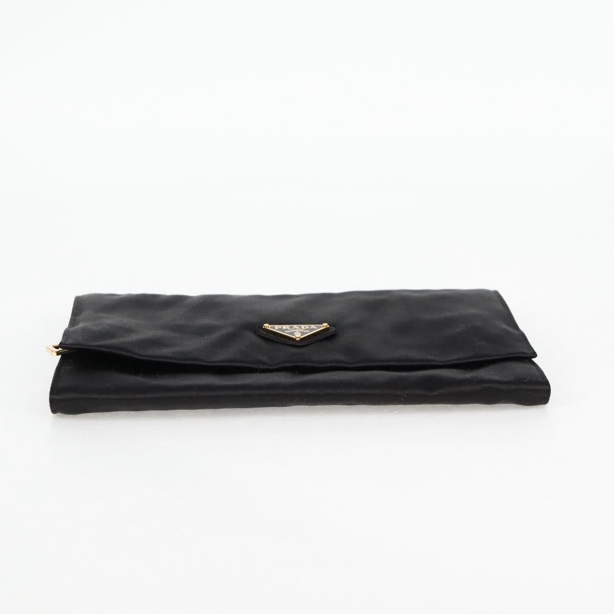 PRADA ポーチ サテン ブラック ゴールド 正規品 118853V – MixTHINKS