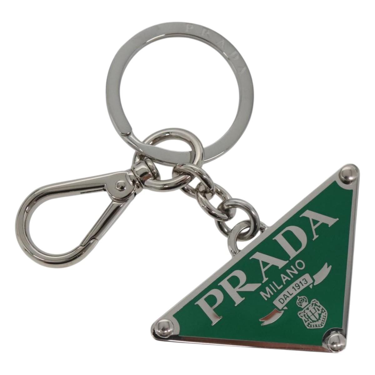 PRADA キーホルダー メタル グリーン 正規品 118866M – MixTHINKS