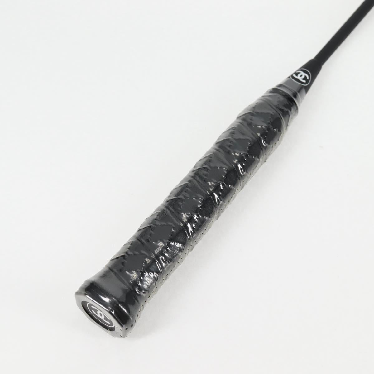 CHANEL バドミントンラケット メタル ブラック CC 正規品 121512V