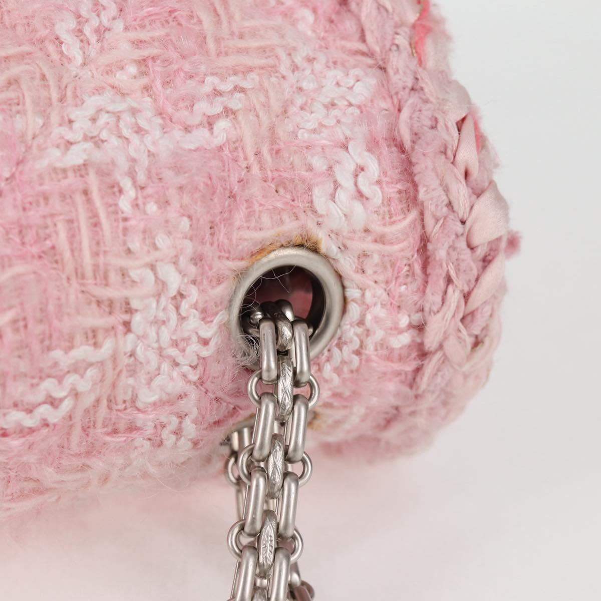 ピンク chanel ツイード バッグ シャネル チェーン マトラッセ 2 55