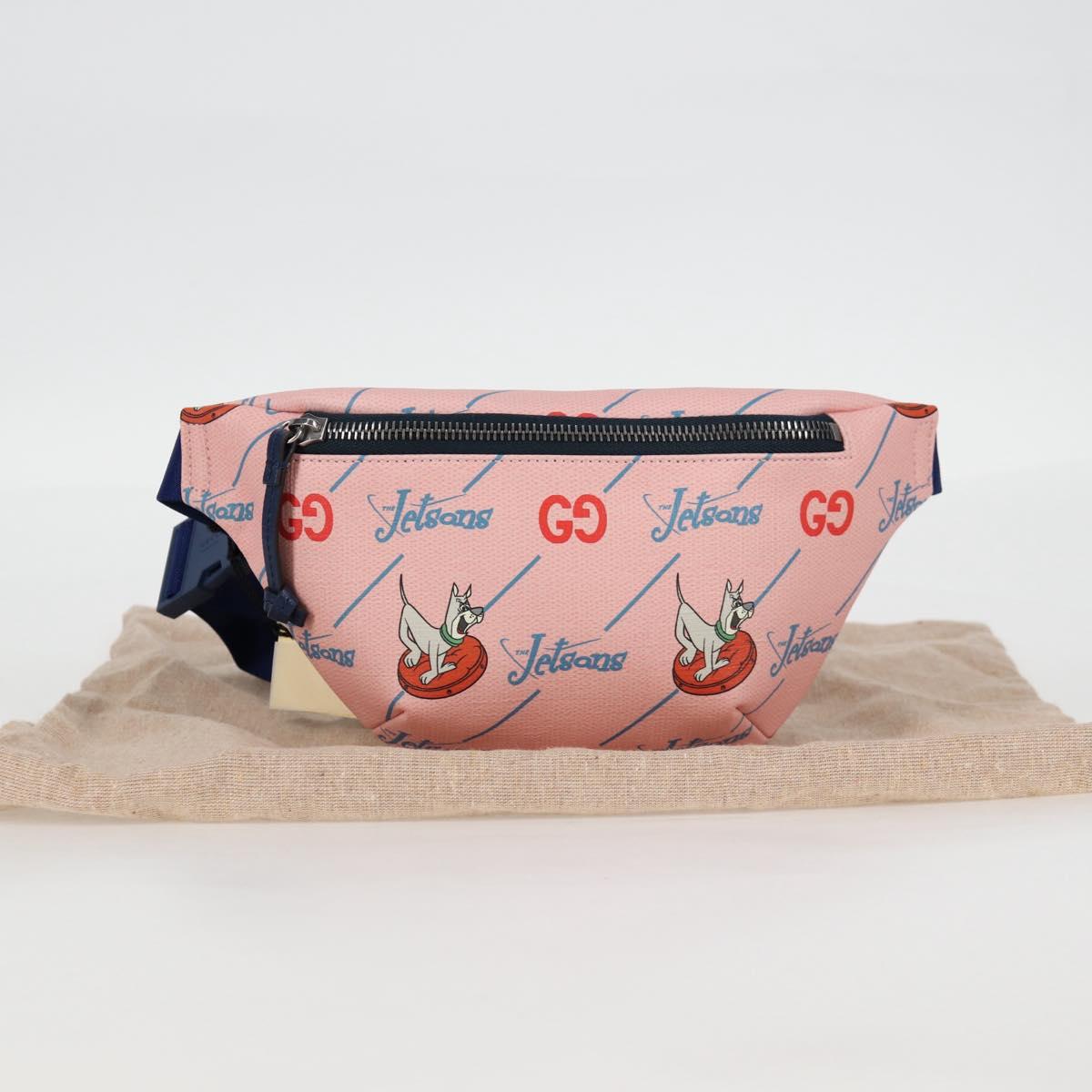 GUCCI Children GUCCIxThe Jetsons Waist bag PVC Pink Silver 502095