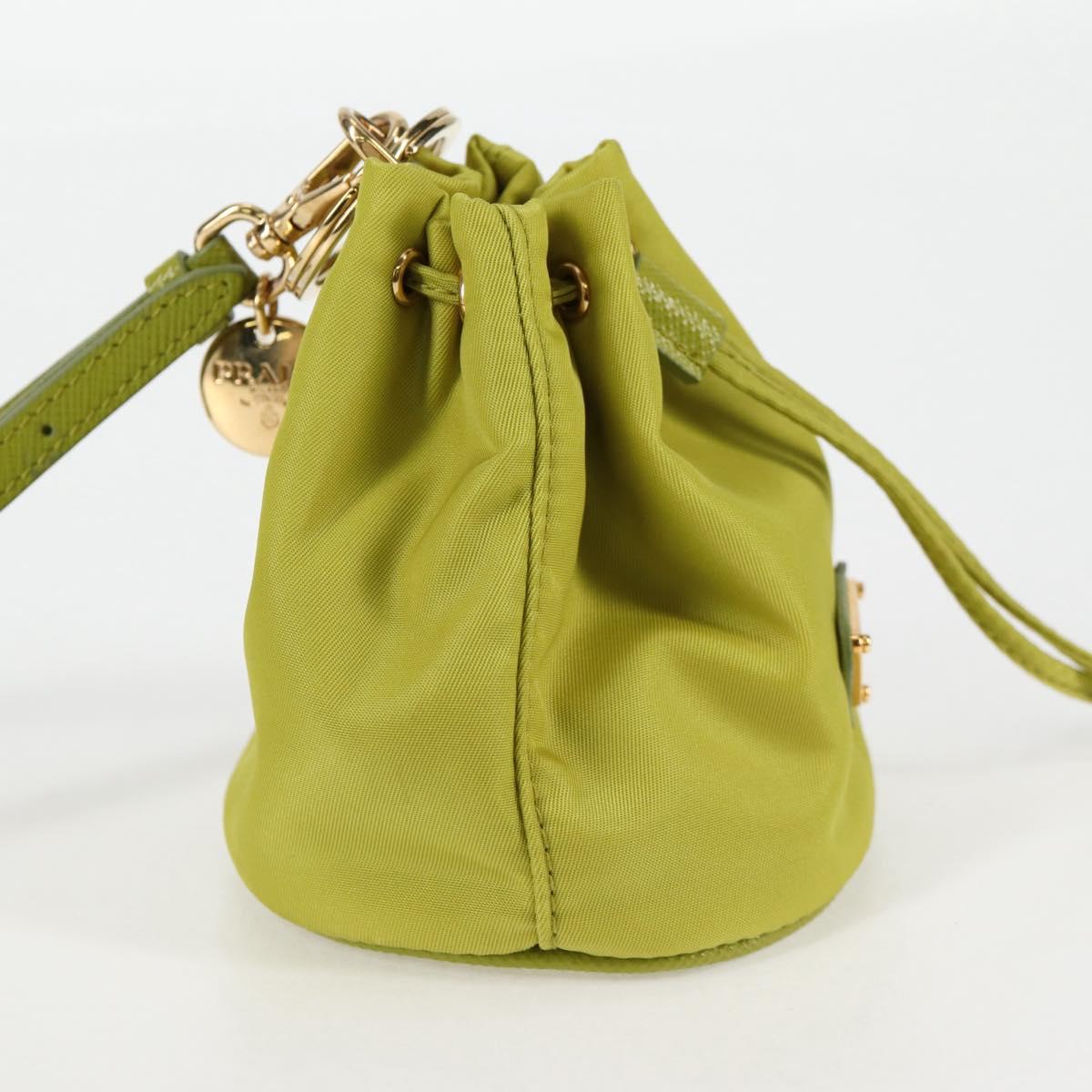 PRADA ポーチ ナイロン グリーン ゴールド 正規品 126000M – MixTHINKS