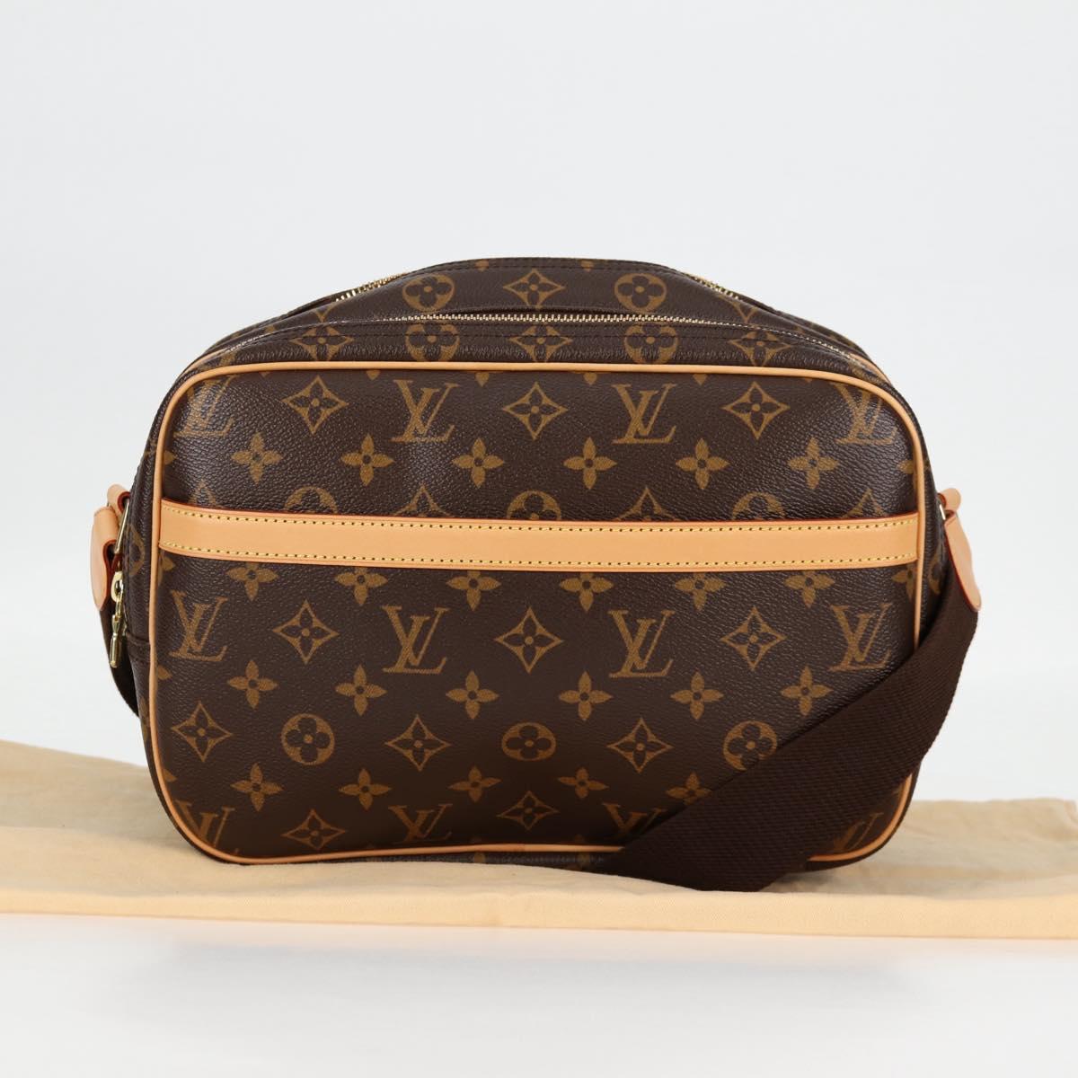 LOUIS VUITTON Monogram Reporter PM Shoulder Bag M45254 LV Auth