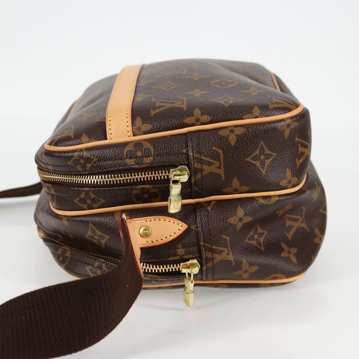 LOUIS VUITTON Monogram Reporter PM Shoulder Bag M45254 LV Auth