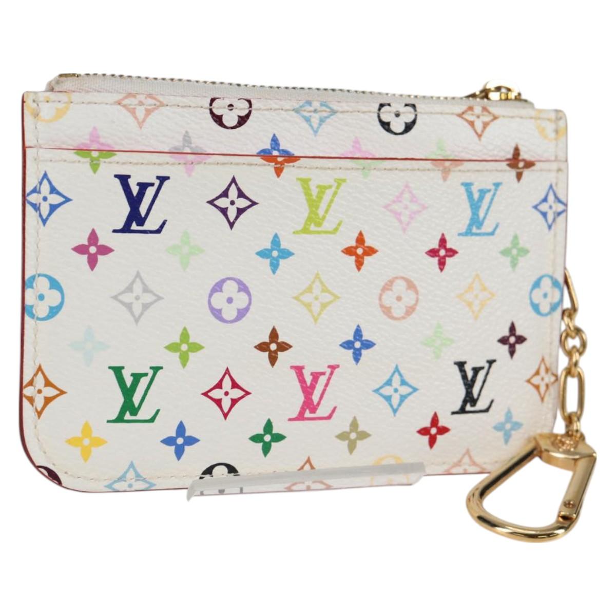 LOUIS VUITTON モノグラムマルチカラー ポシェット・クレ NM ホワイト