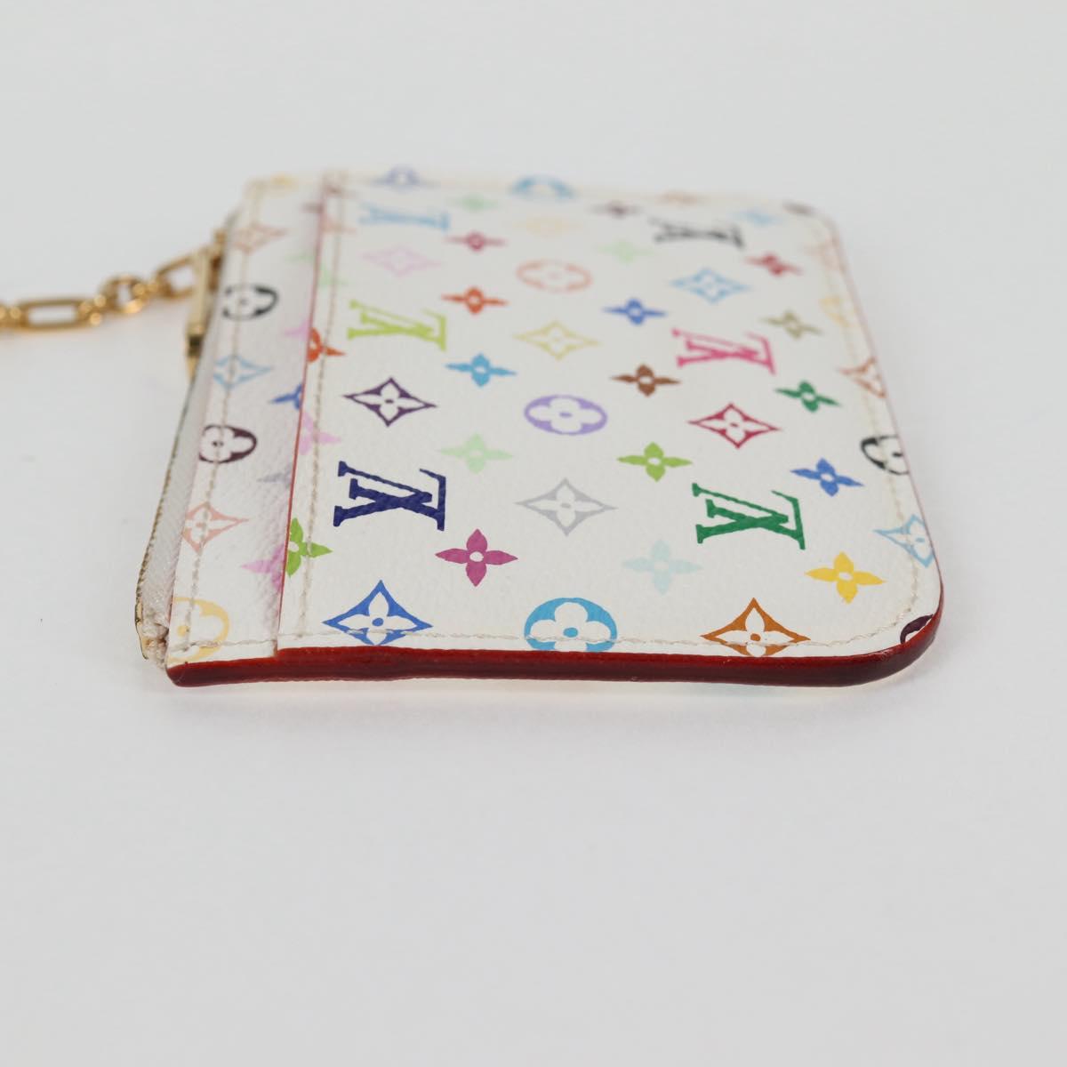 LOUIS VUITTON モノグラムマルチカラー ポシェット・クレ NM ホワイト