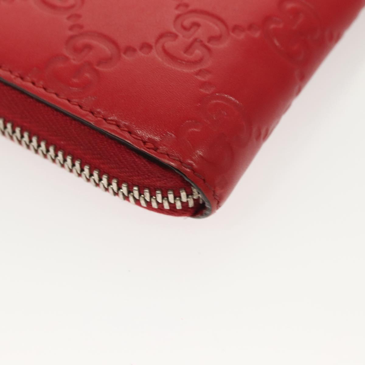 GUCCI GGキャンバス グッチッシマ コインケース レザー レッド 255452