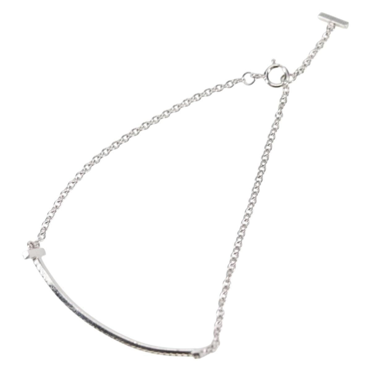 Tiffany & Co. Tシリーズ ホワイトゴールド ブレスレット ティファニー T ワイヤー ブレスレット ホワイトゴールド | Tiffany & Co.