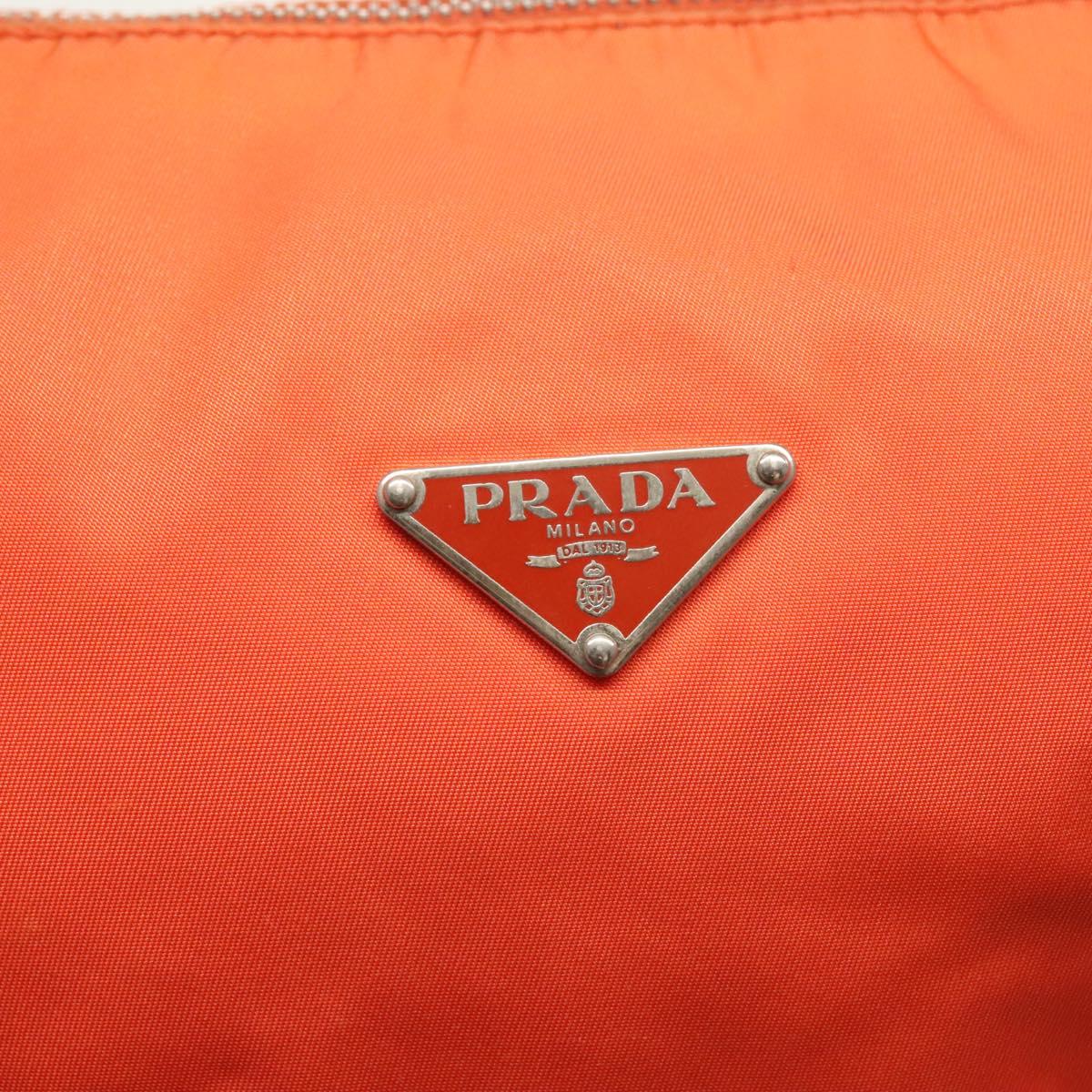 プラダショルダー オレンジ ショルダー バッグ ナイロン PRADA