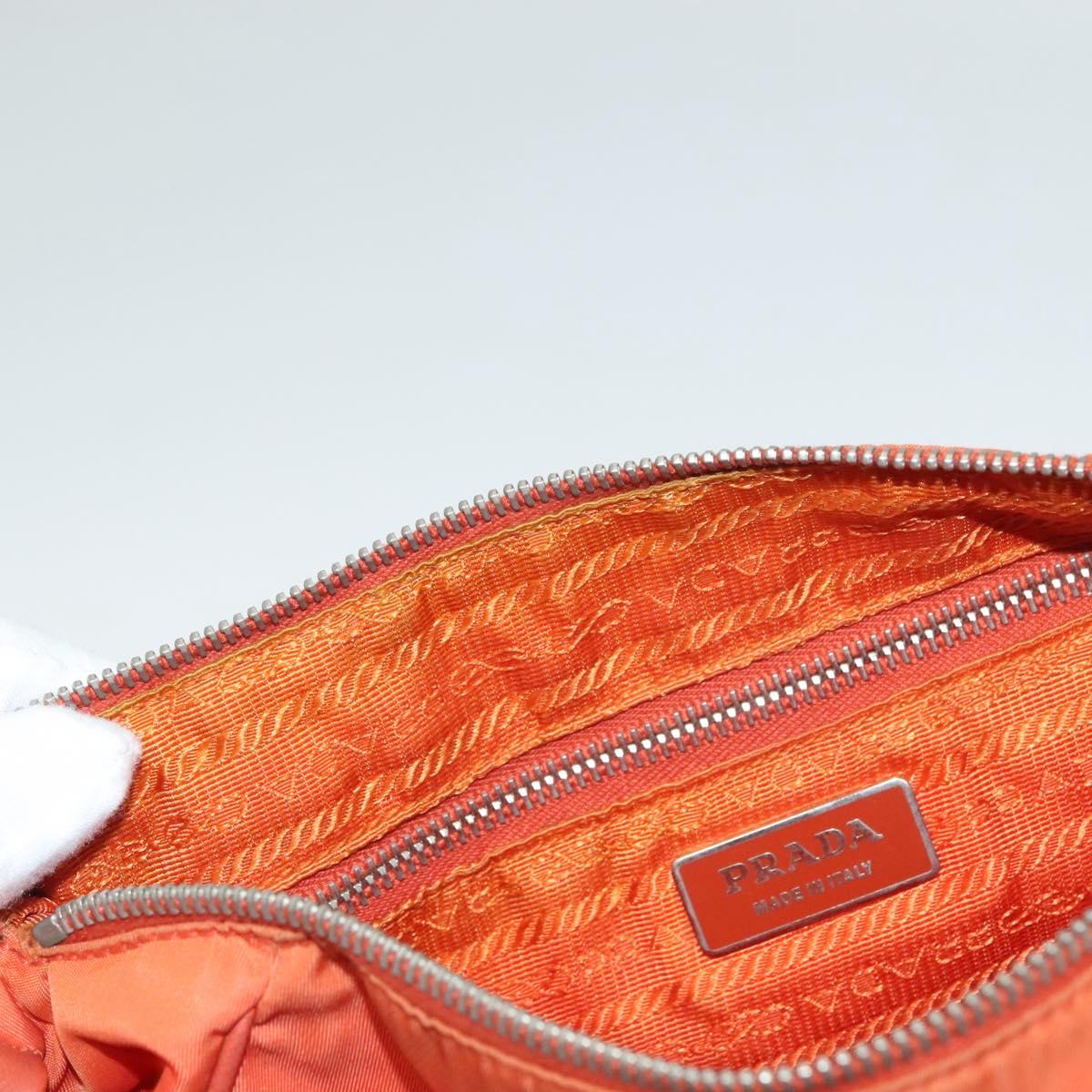 プラダショルダー オレンジ ショルダー バッグ ナイロン PRADA