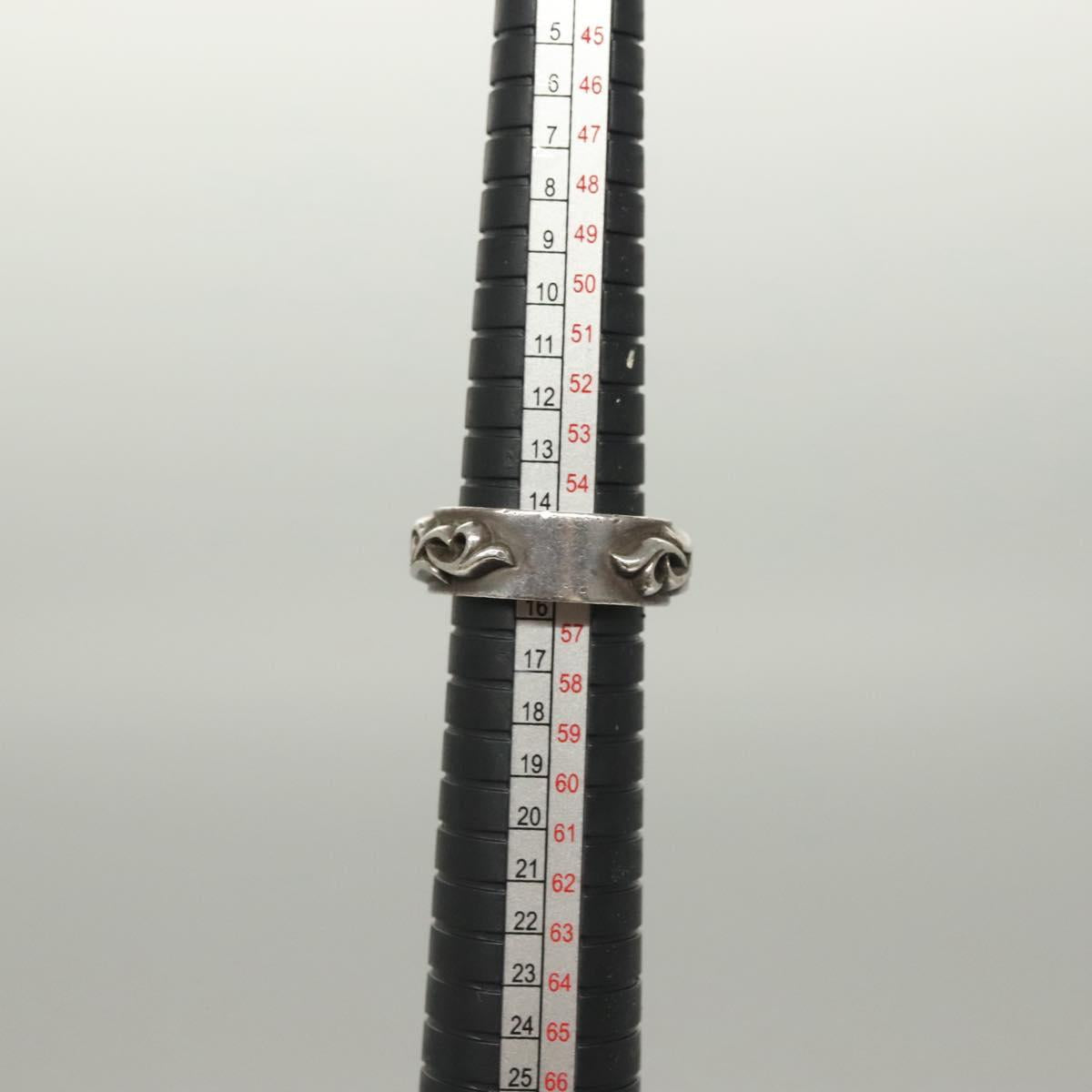 Chrome Hearts Double Narrow Vine Band Ag925 Silver #16(JP Size