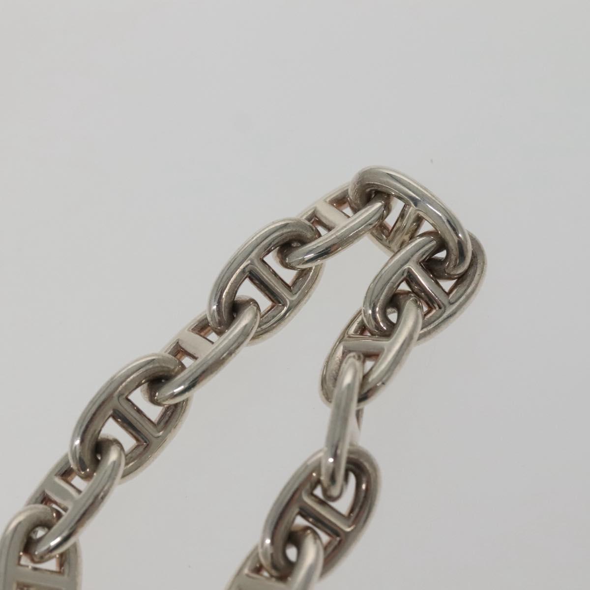 HERMES Chaine d'Ancre MM Bracelet Ag925 14 Links Silver Auth