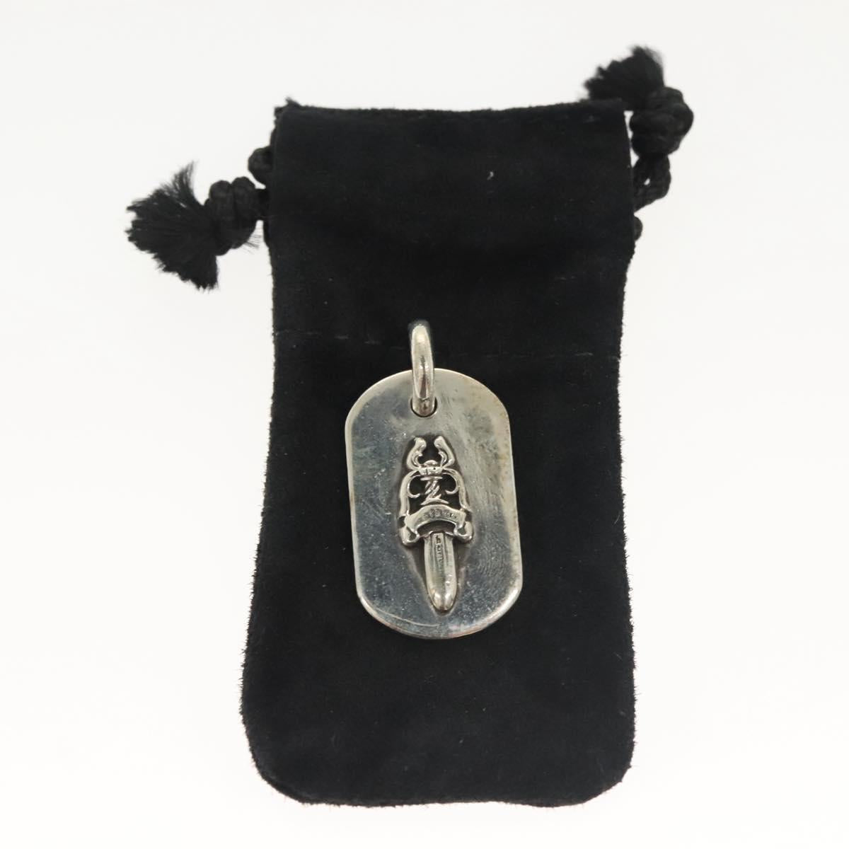 CHROME HEARTS ドッグタグ ネックレス Chrome Hearts レイズド ダガー ドッグタグ ネックレス Ag925 シルバー