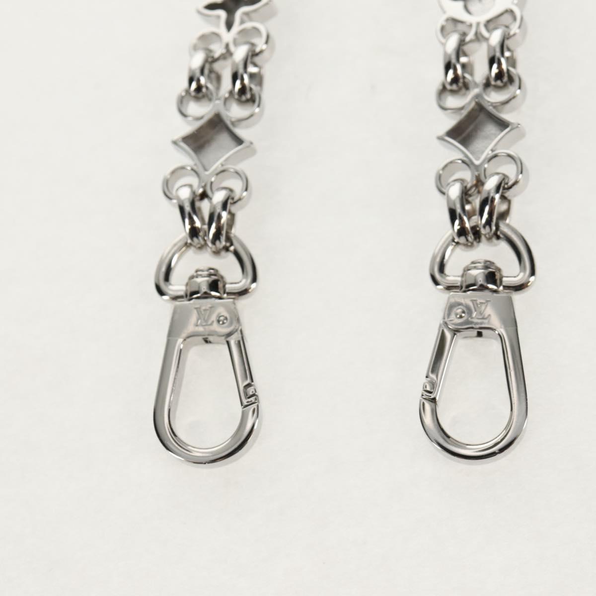 LOUIS VUITTON Chain Strap metal Silver LV Auth 141726M – MixTHINKS