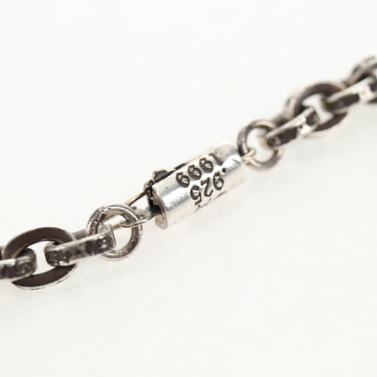 Chrome Hearts Paper Chain Necklace Ag925 18 inches Silver Auth