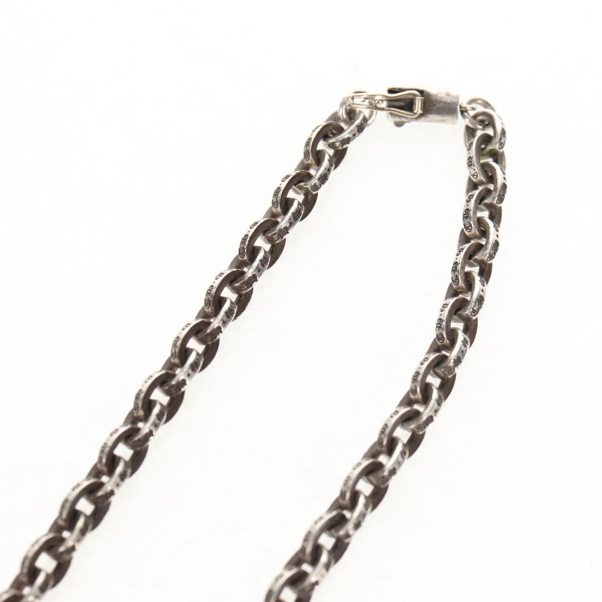 CHROME HEARTS PAPER CHAIN 18インチ　SLV Chrome Hearts Paper Chain Necklace Ag925 18 inches Silver Auth
