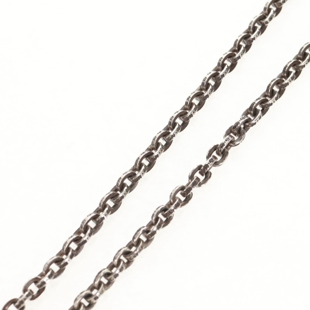 Chrome Hearts Paper Chain Necklace Ag925 18 inches Silver Auth