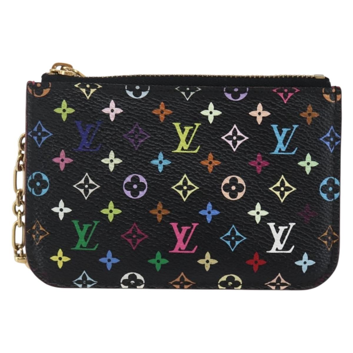 ルイヴィトン　小物入れ LOUIS VUITTON マルチカラー ポシェット・クレ NM コインケース