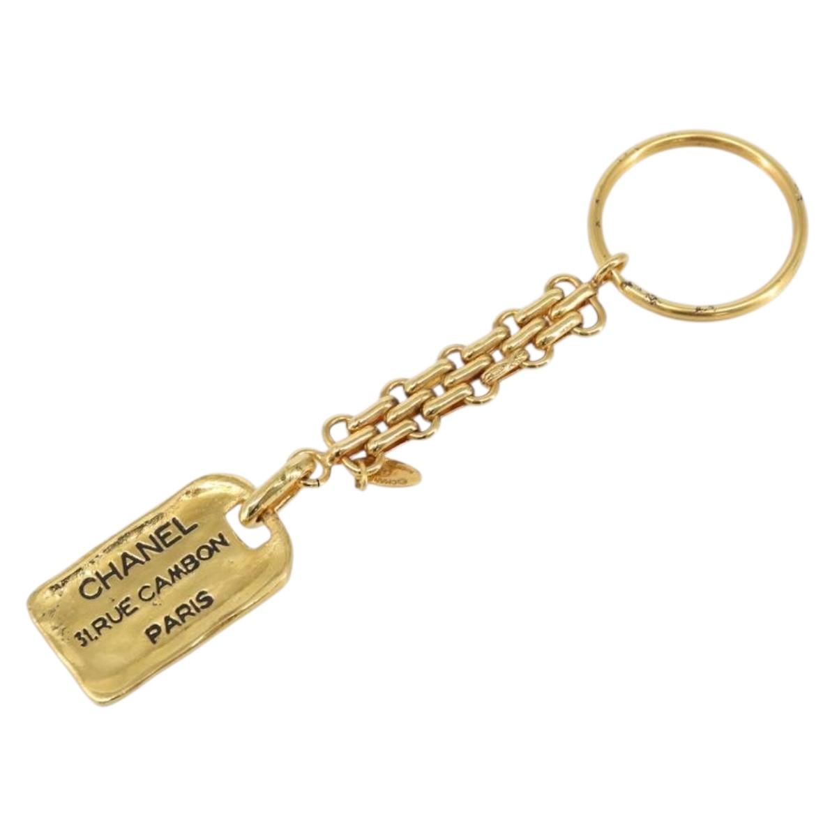 CHANEL Key Holder metal Gold CC Auth 155091V – MixTHINKS