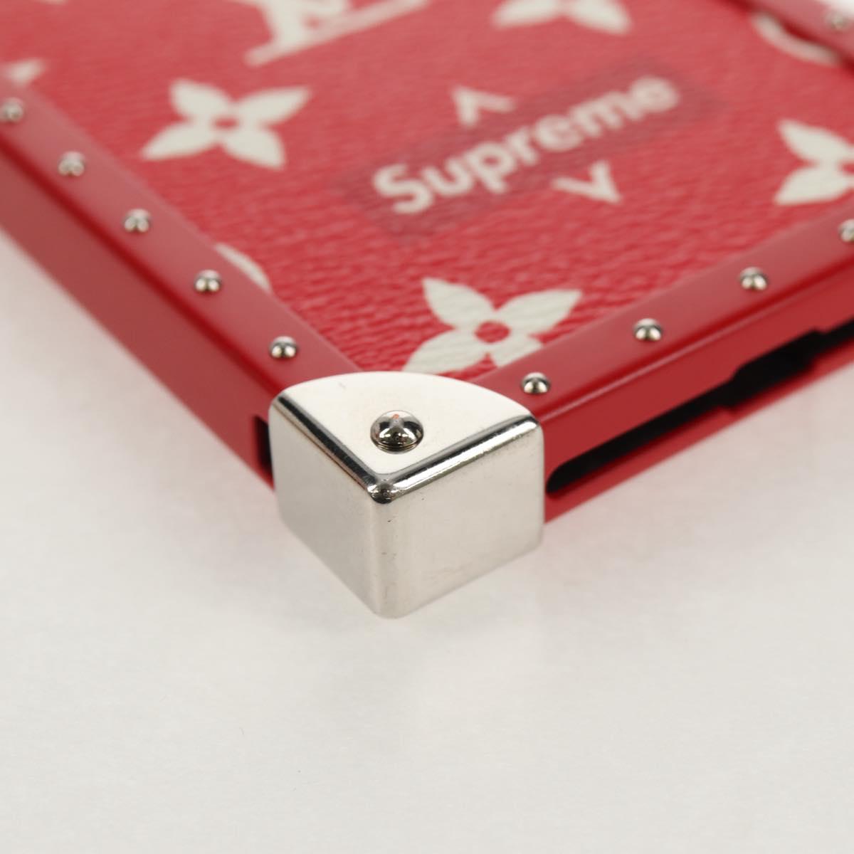 LOUIS VUITTON Louis Vuitton × Supreme iPhone 7 Case Red M67758 LV