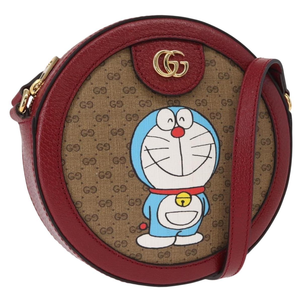 GUCCI マイクロGGスプリーム ドラえもんコラボレーションバッグ PVC