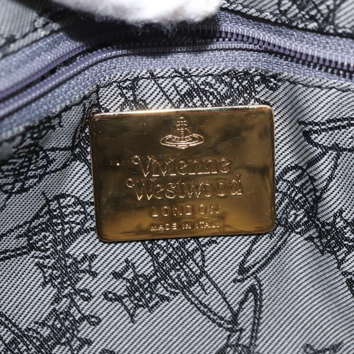Vivienne Westwood Shukatatan Shoulder Bag PVC Canvas Pink Gold