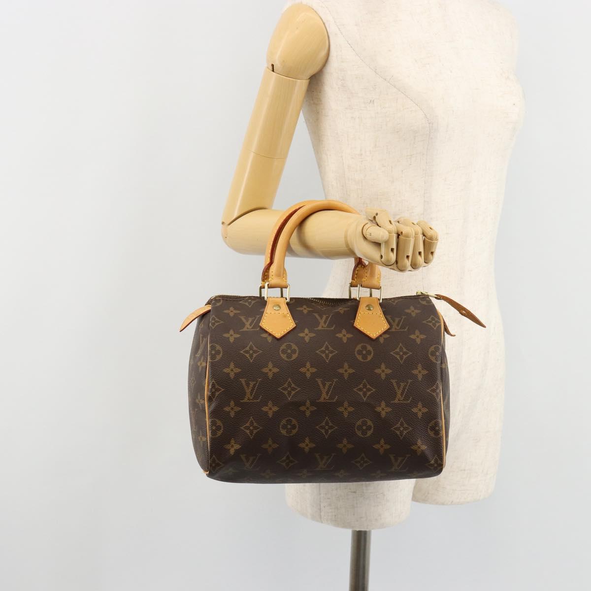 LOUIS VUITTON Monogram Speedy 25 Hand Bag M41528 LV Auth 165271A