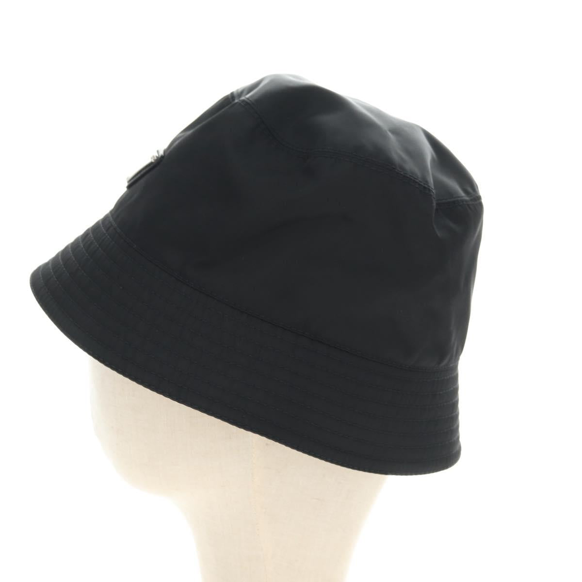 PRADA Bucket Hat Nylon S Black Auth 165301M – MixTHINKS