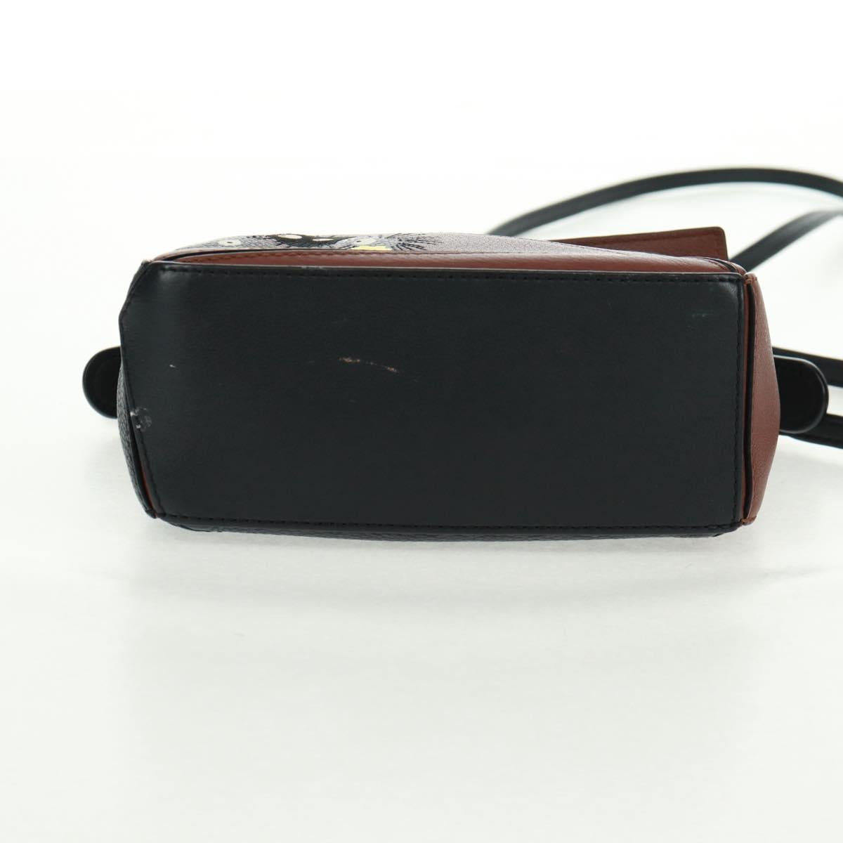 LOEWE Puzzle Bag Mini - Makkuro Kurosuke Bag Leather 2way Brown
