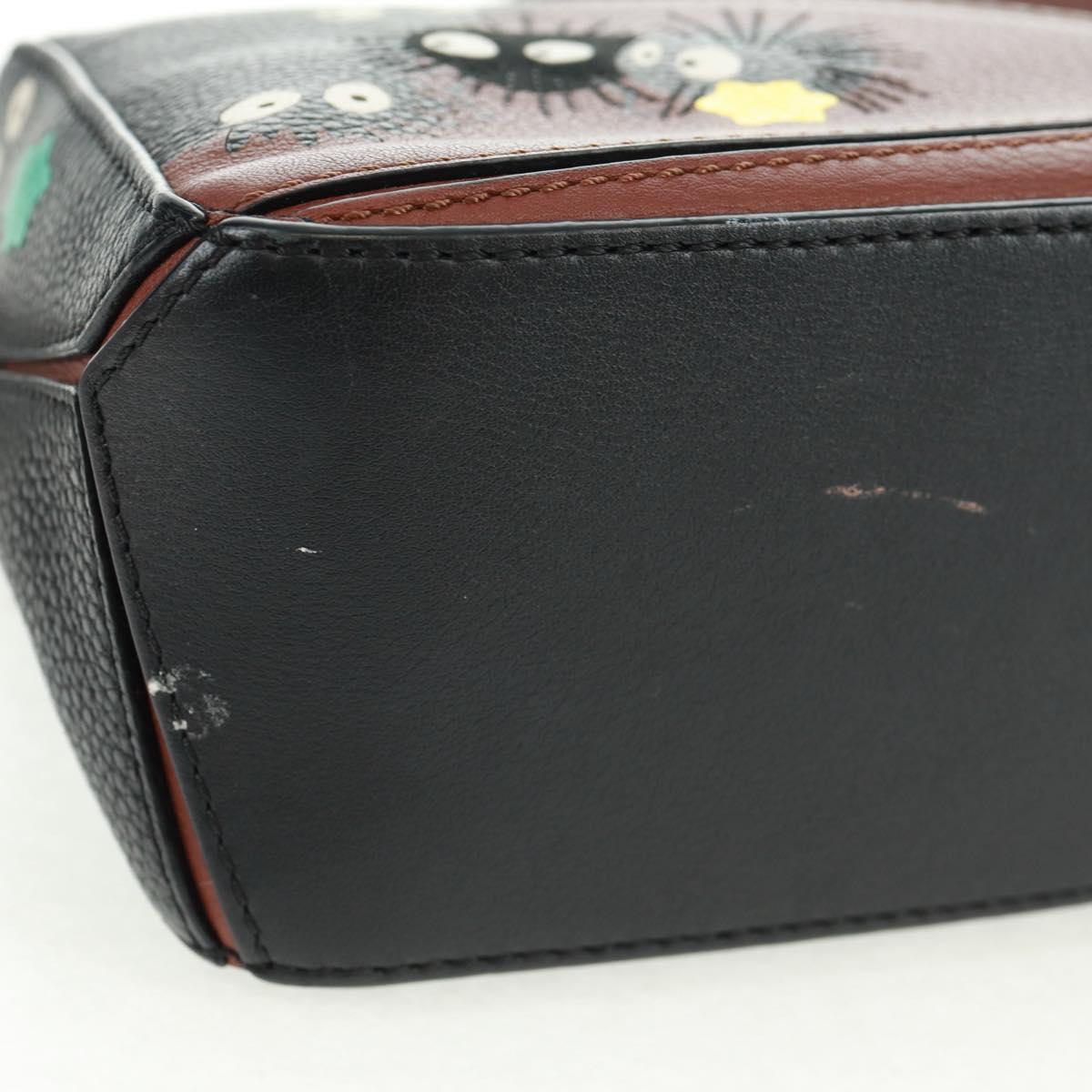 LOEWE Puzzle Bag Mini - Makkuro Kurosuke Bag Leather 2way Brown