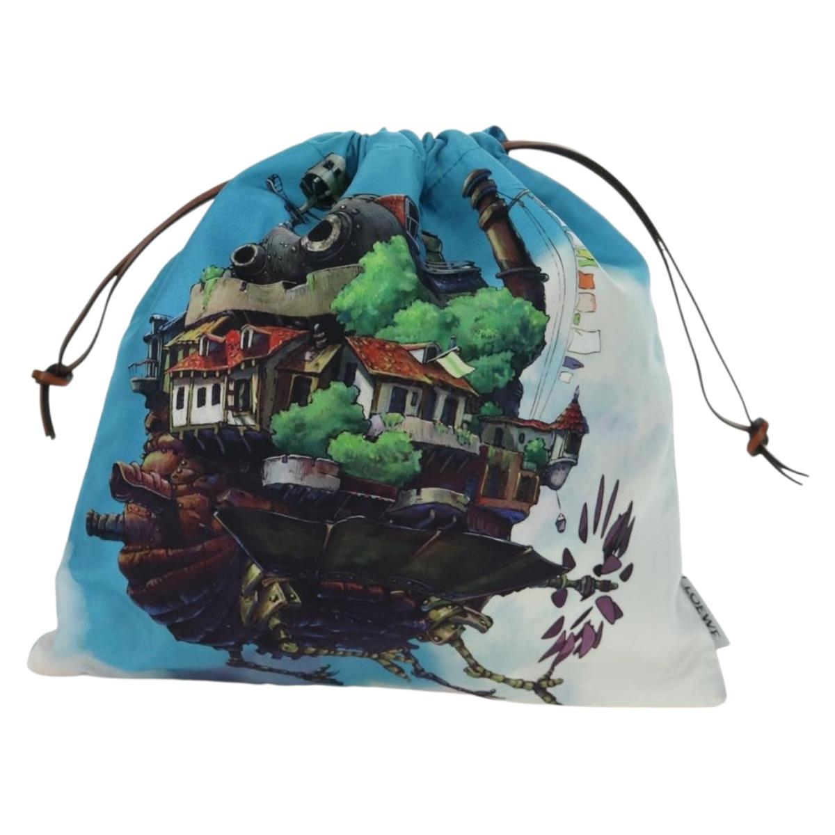 LOEWE × Studio Ghibli Howl's Moving Castle Pouch Canvas Multicolor
