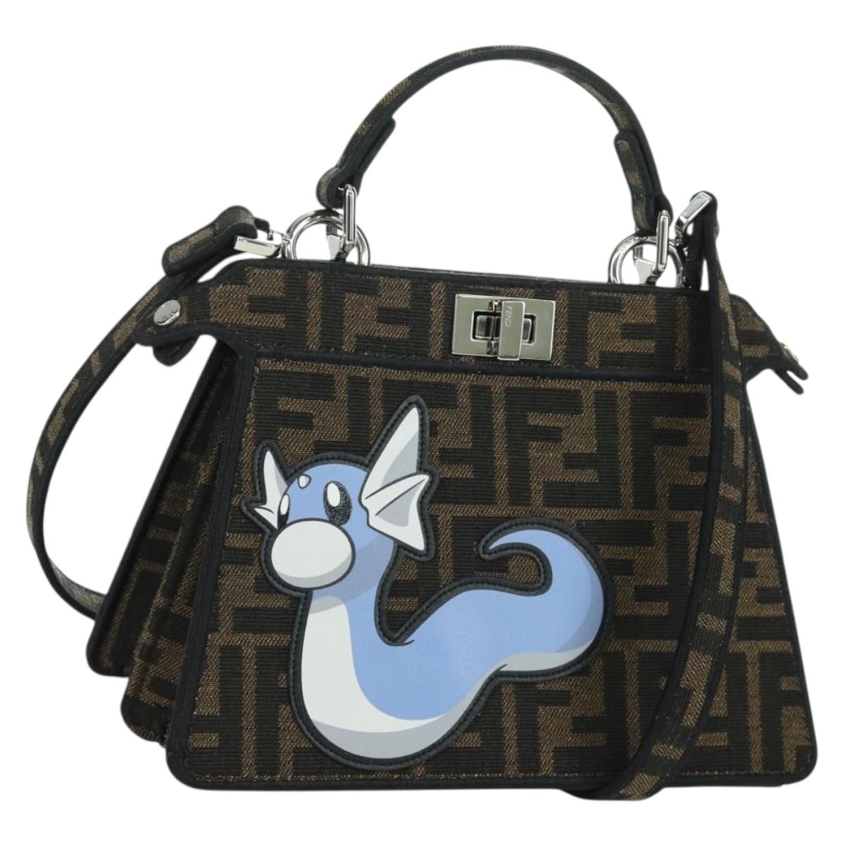 FENDI x FRGMT x POKÉMON Zucca Peek A Boo Dratini Bag 2way Blue
