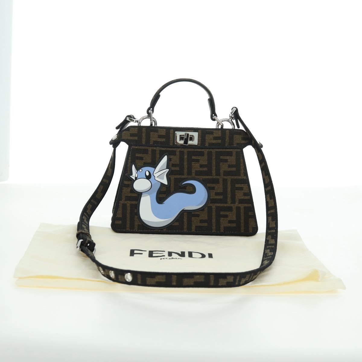 FENDI x FRGMT x POKÉMON Zucca Peek A Boo Dratini Bag 2way Blue