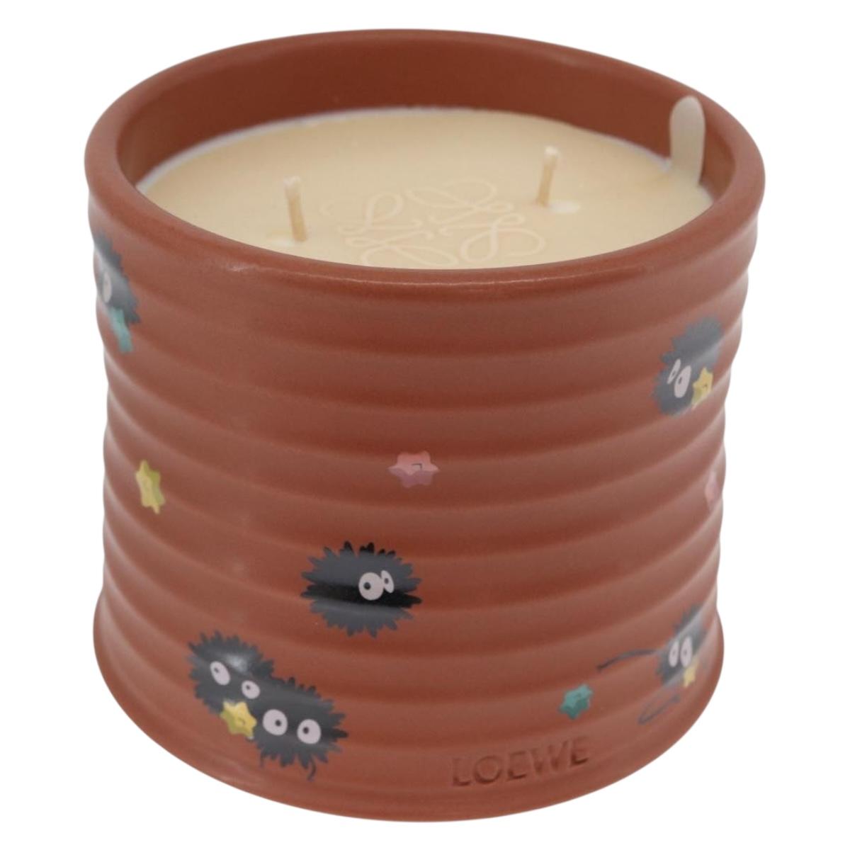LOEWE SPIRITED AWAY アロマキャンドル ススワタリ LOEWE Candle Susuwatari LOEWE × Studio Ghibli Brown Auth 167024SM