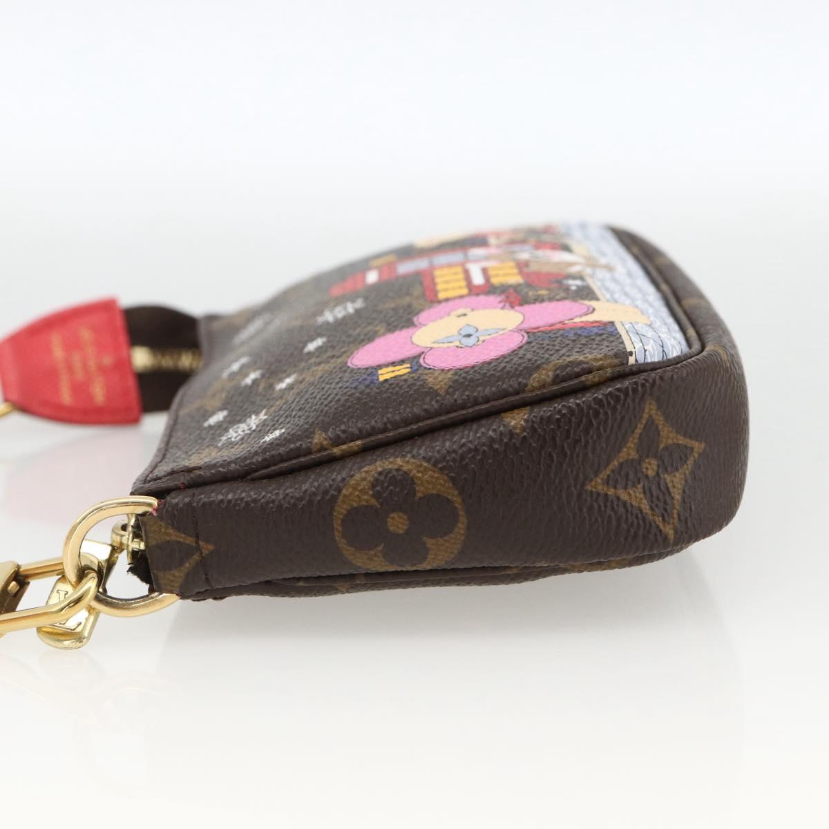 LOUIS VUITTON Monogram Vivienne Mini Pochette Accessoires M80863