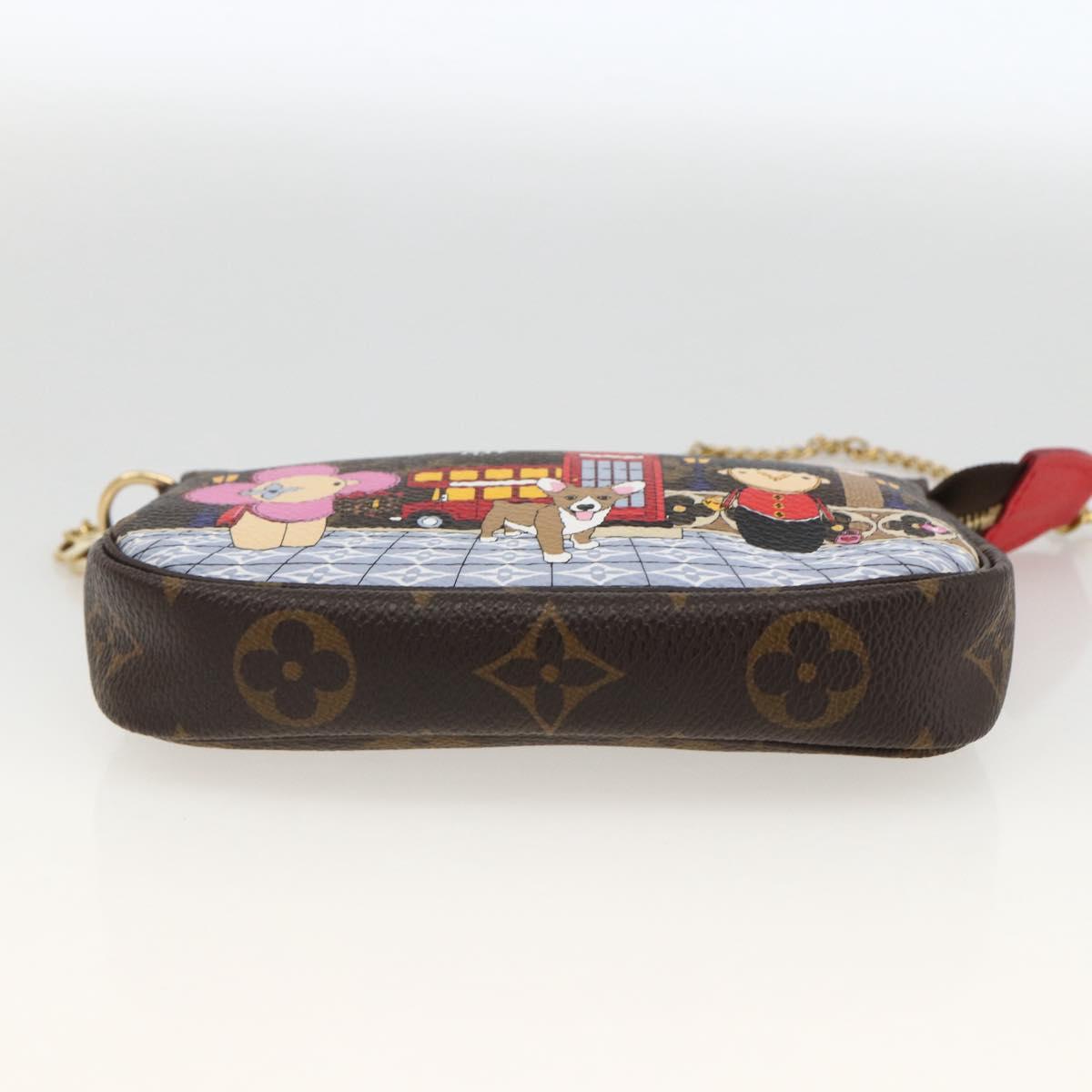 LOUIS VUITTON Monogram Vivienne Mini Pochette Accessoires M80863