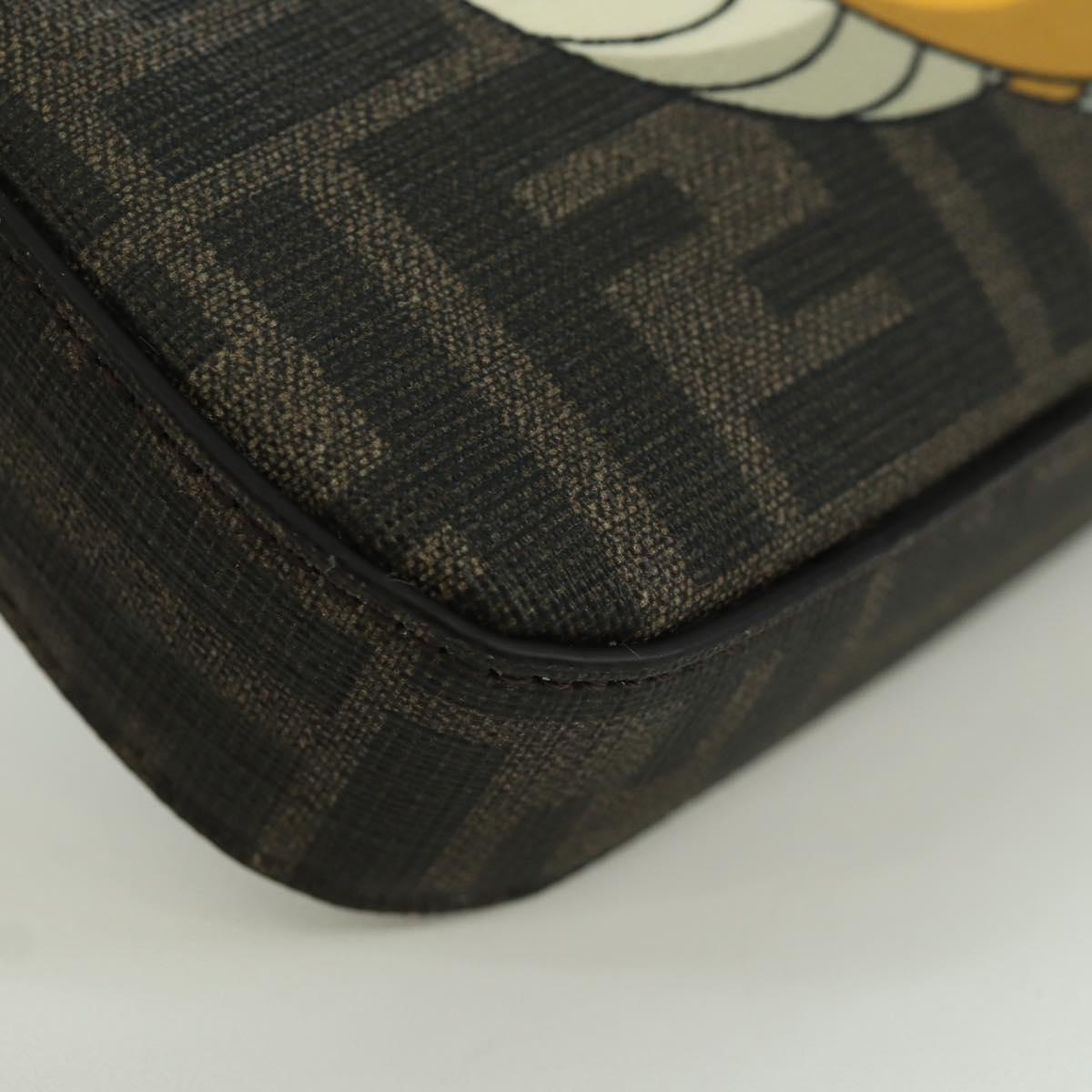 FENDI x FRGMT x POKEMON Zucca Canvas Dragonfly Bag Black Brown
