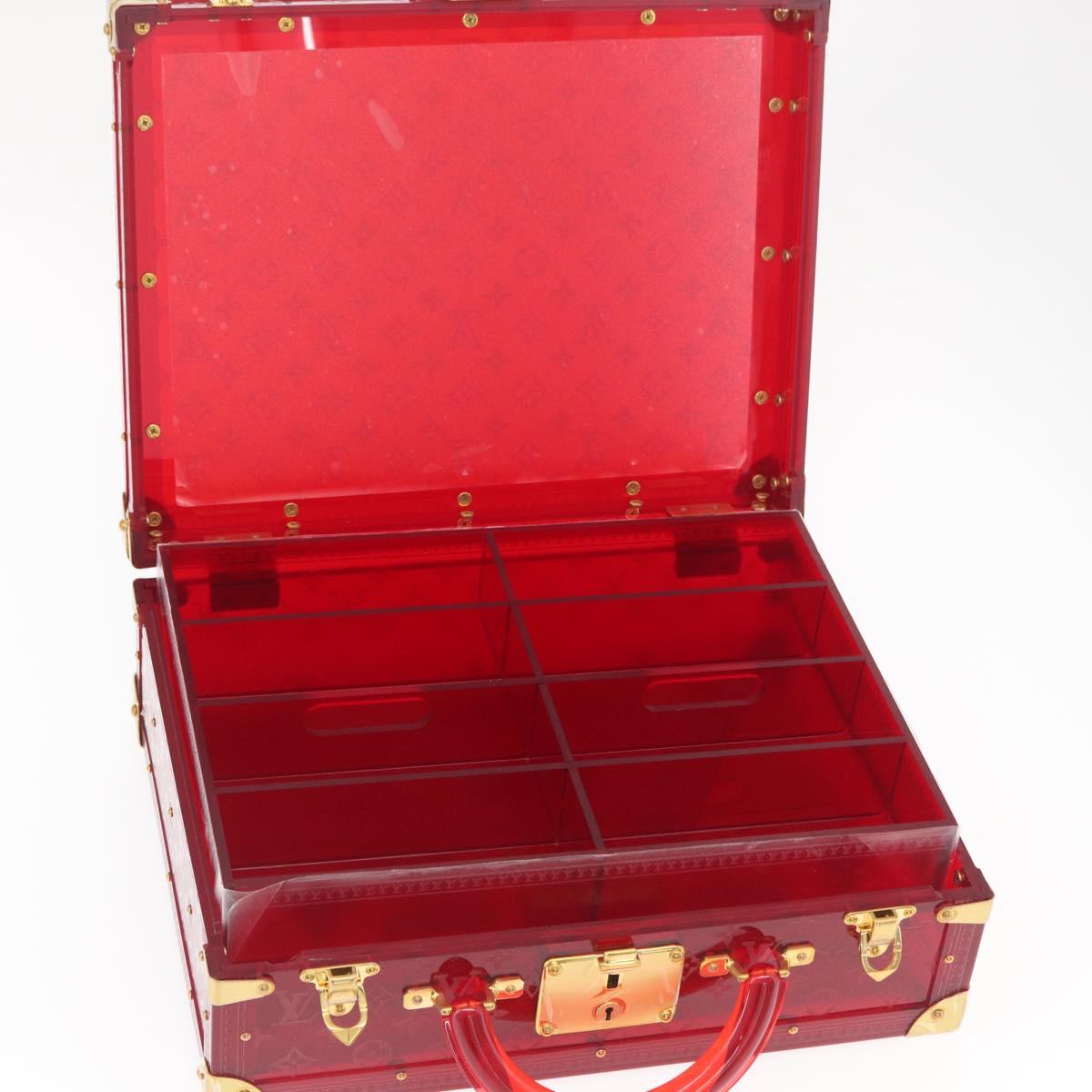 LOUIS VUITTON Monogram See Through Cotoville 40 Trunk Glass M13182