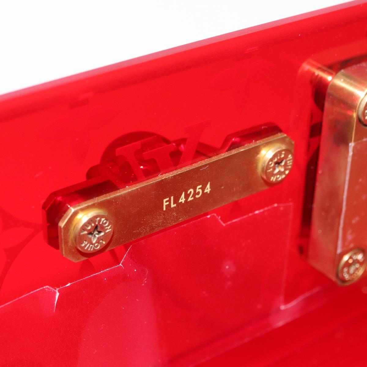 LOUIS VUITTON Monogram See Through Cotoville 40 Trunk Glass M13182