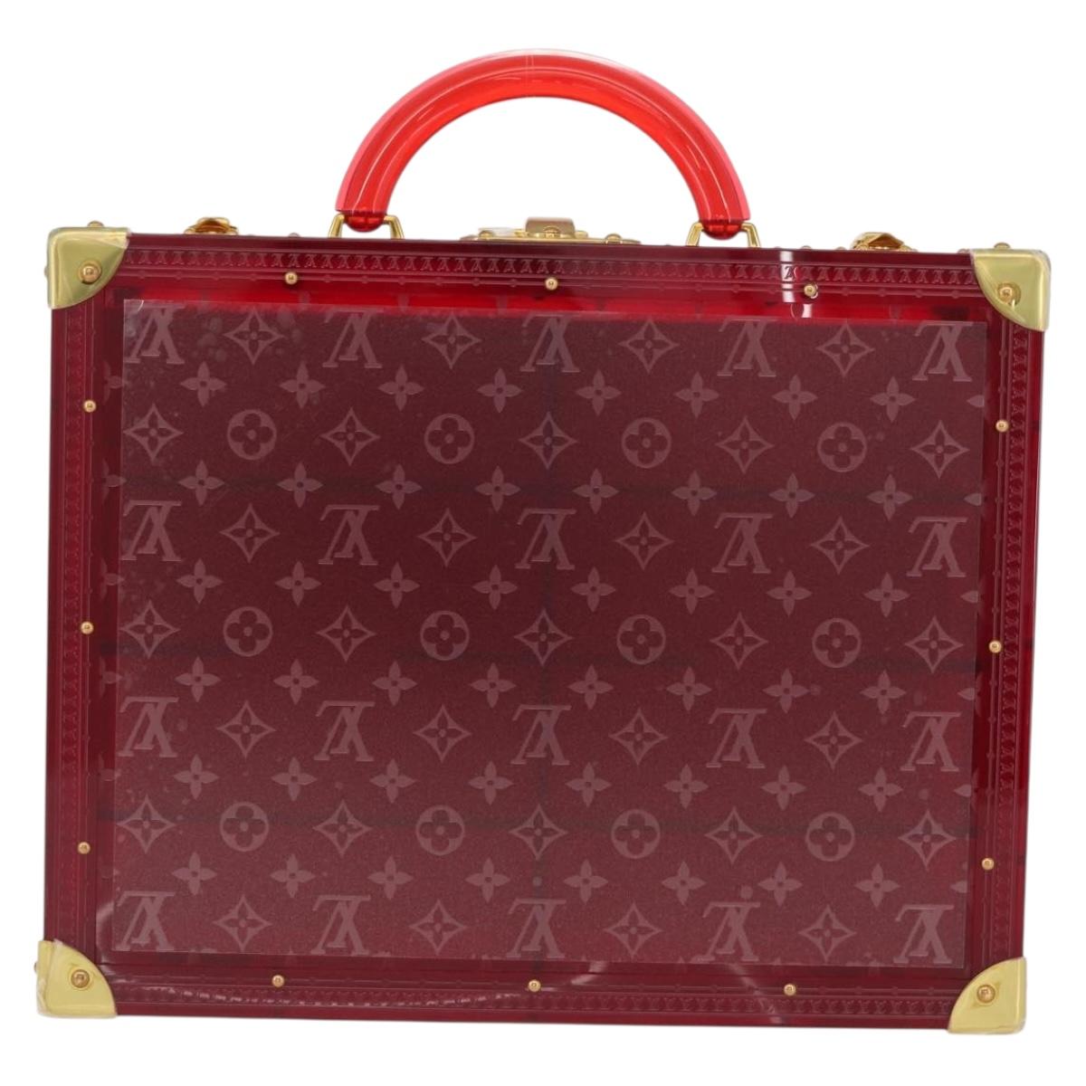 LOUIS VUITTON スハリ アンセパラーブルPM ケース レッド LOUIS VUITTON Monogram See Through Cotoville 40 Trunk Glass M13182